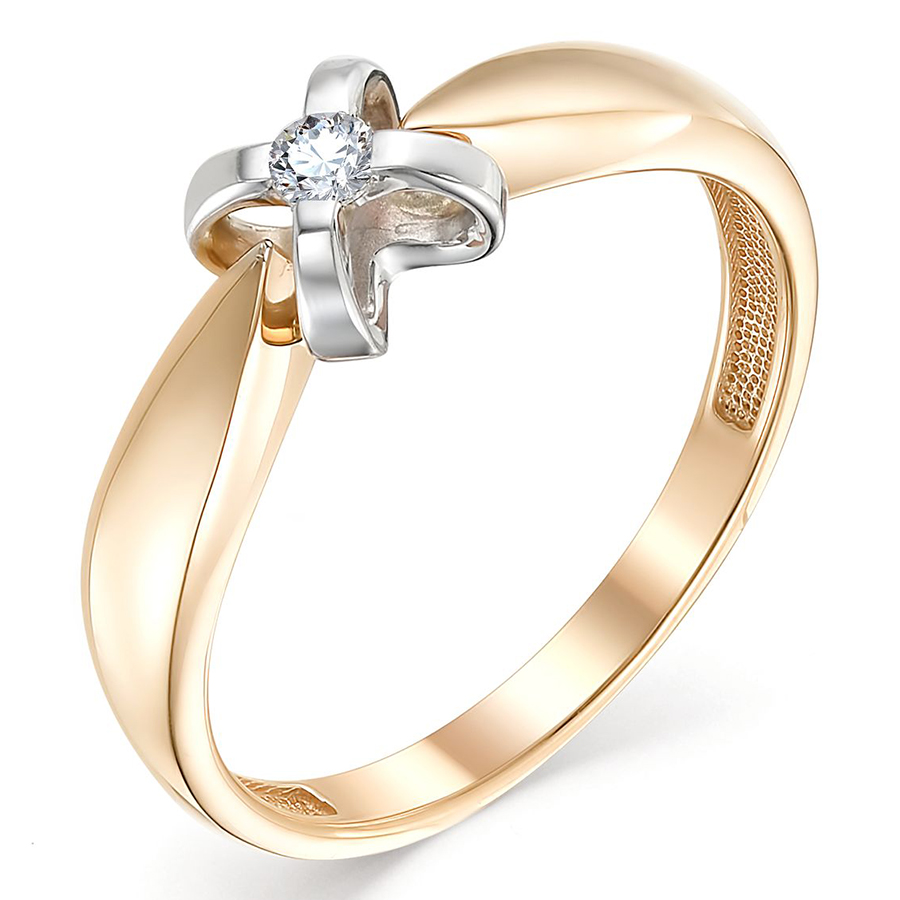 Кольцо, золото, бриллиант, 3058-110